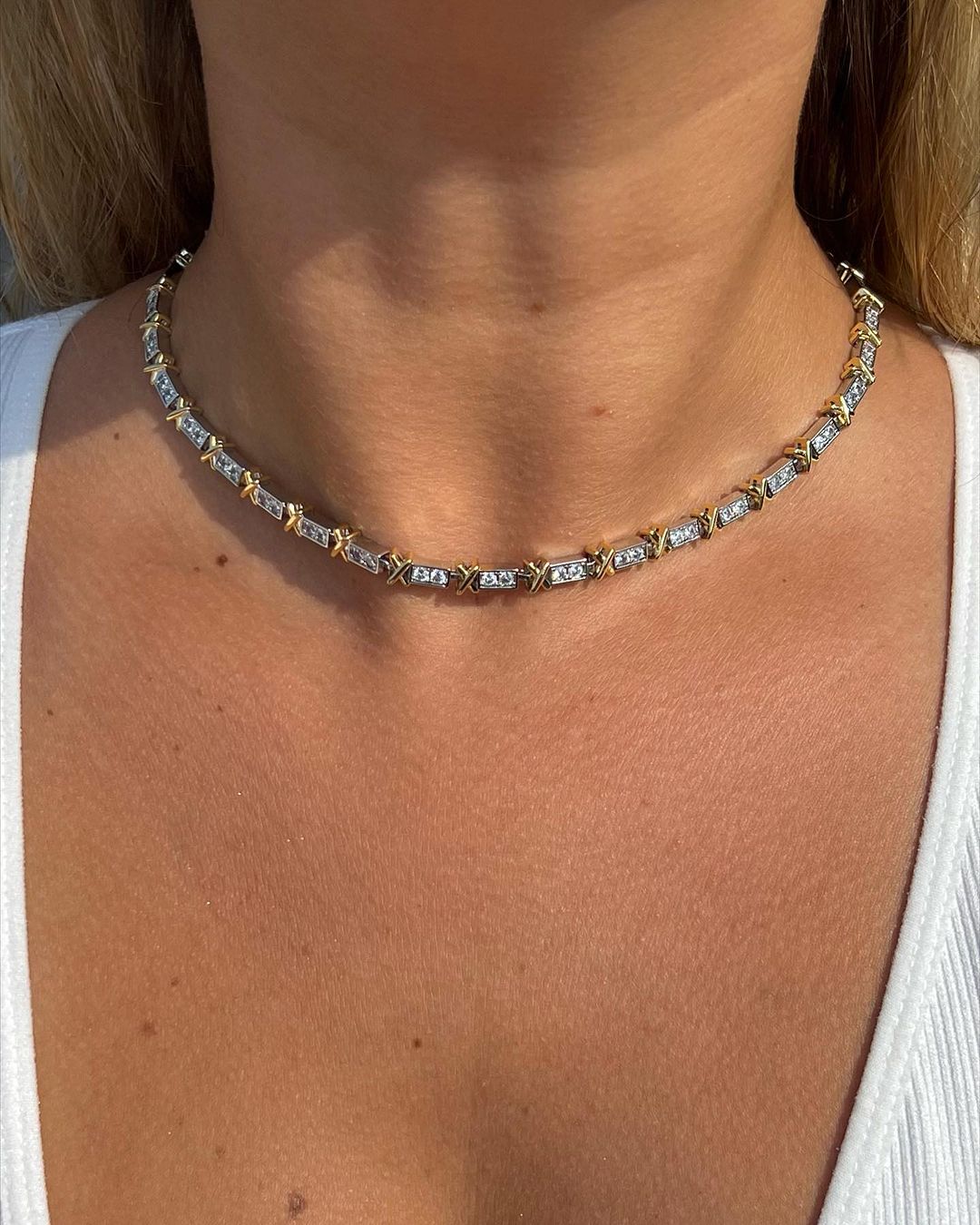 Paslanmaz Çelik Xoxo Model Kolye, Bileklik Set