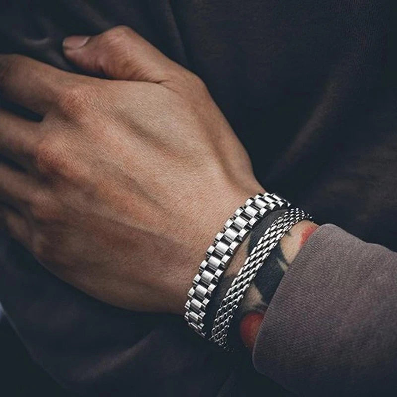 Paslanmaz Çelik Unisex Rolex Bileklik